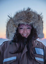 Portrait of Emily Marston in the Arctic